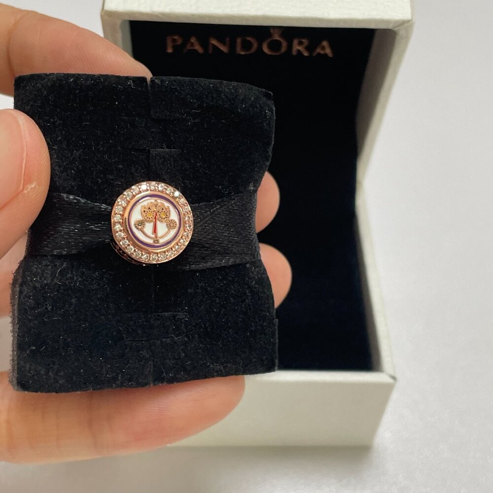 Disney Parks Pandora It's a Small World Hello Button Charm 2024 Exclusive